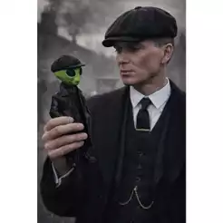 ET Verde Estilo Peaky Blinders Decoração Diferenciada Para Colecionadores Shelby Boneco Alien