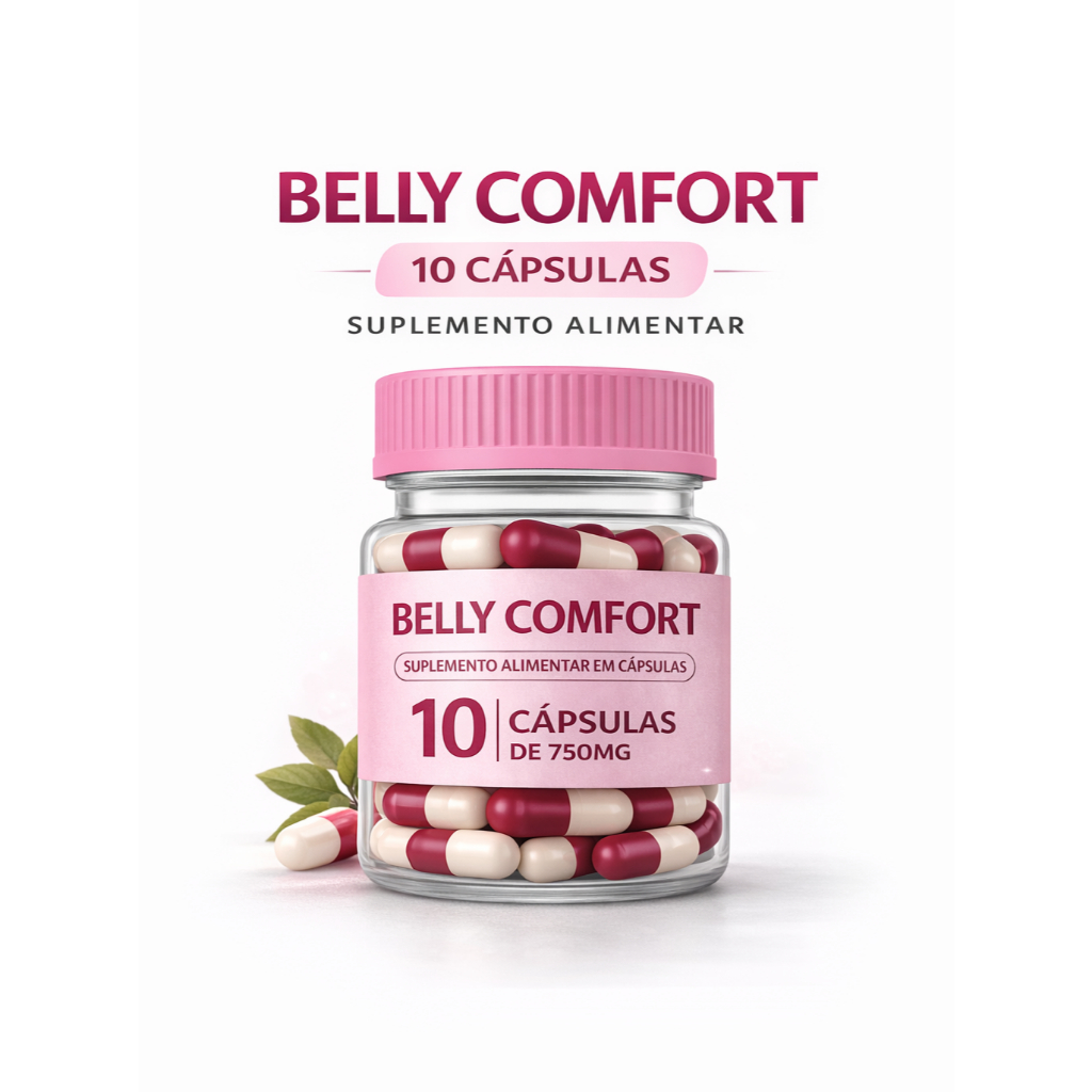 Belly Comfort – Suplemento Alimentar em Cápsulas | 10 Cápsulas | Bem-estar Digestivo em Oferta na Shopee
