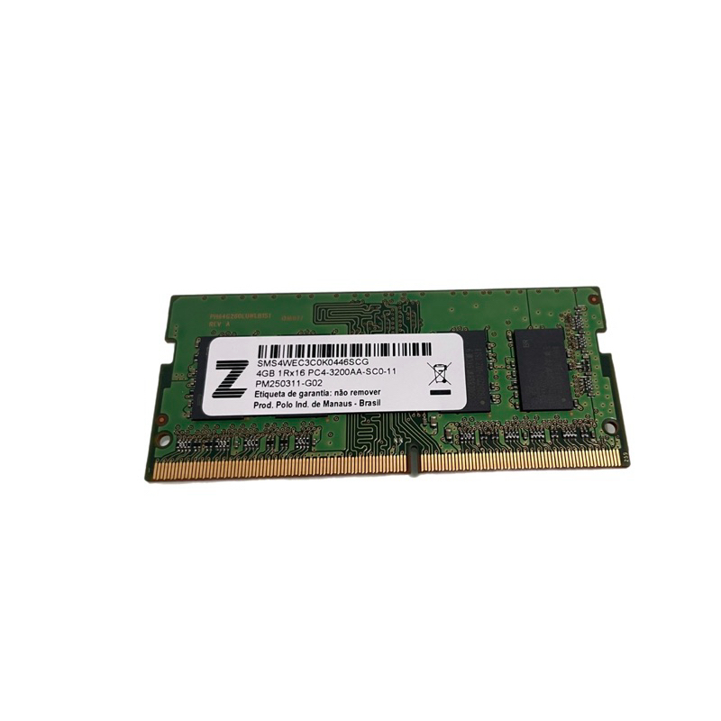 Memória Notebook Smart 4gb 3200 Ddr4 Pc4-3200aa-sc0-11