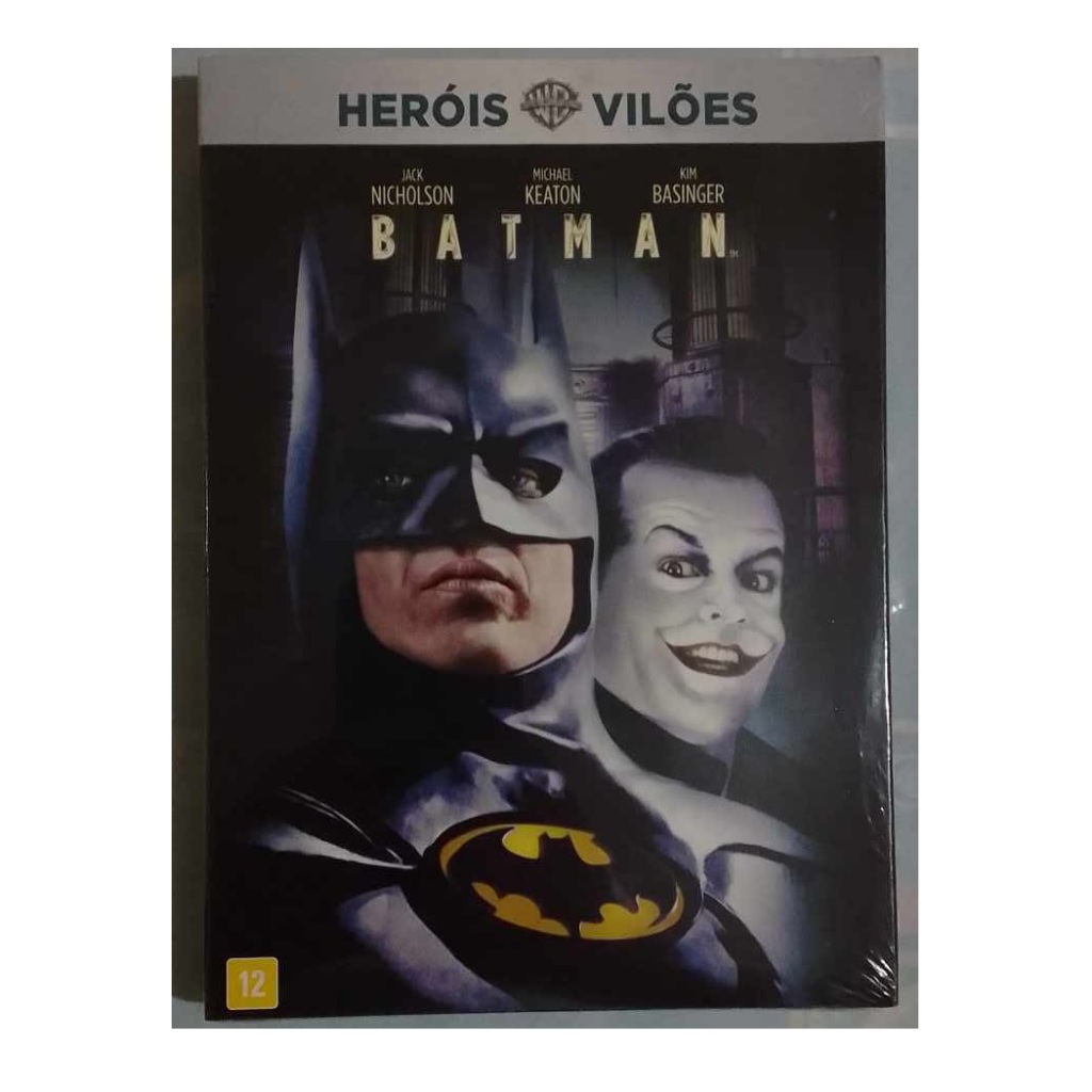 DVD - Batman Tim Burton Com Luva - Warner Pictures - LEGENDADO - LACRADO