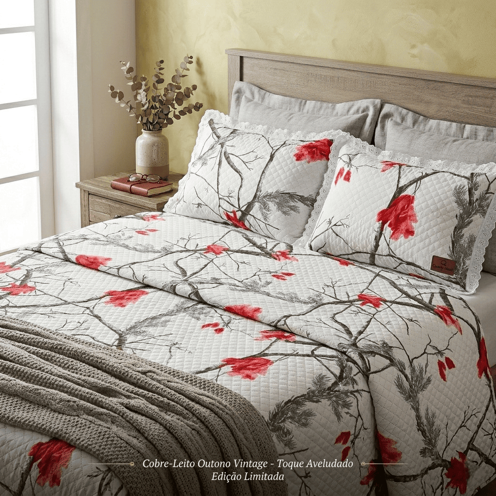 Cobre Leito Colcha QUEEN Velare Luxo 3 Peças Micropercal 200 Fios Dupla Face Matelado Full