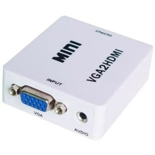 Conversor VGA para HDMI 1080p Full HD com Áudio – Mini HD Video Converter ENVIO IMEDIATO em Oferta na Shopee