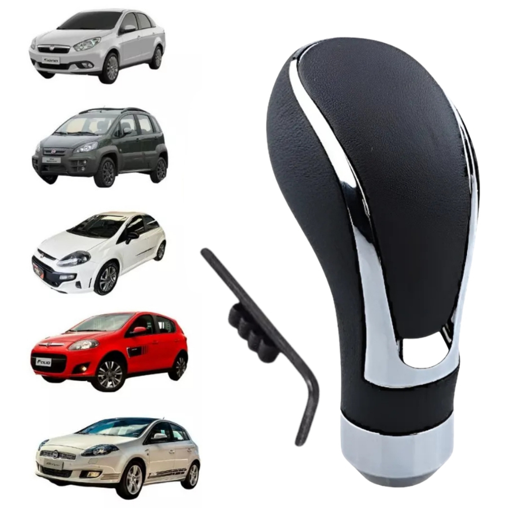 Manopla alavanca Substitui câmbio automatizado dualógic Fiat 500 Stilo Idea Adventure 2009 Á 2017