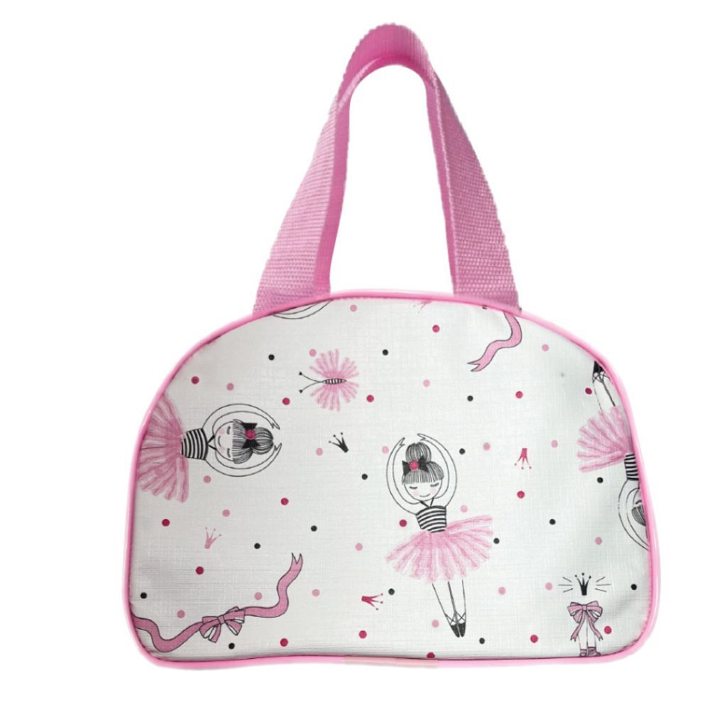 Bolsa Estampa Bailarina Infantil Porta Sapatilhas