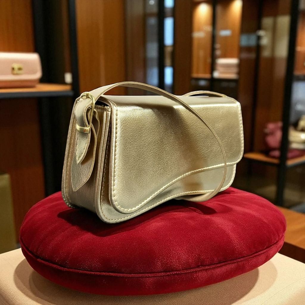 Bolsa Feminina Baguete de Ombro Primeira Linha Disponível Envio Imediato