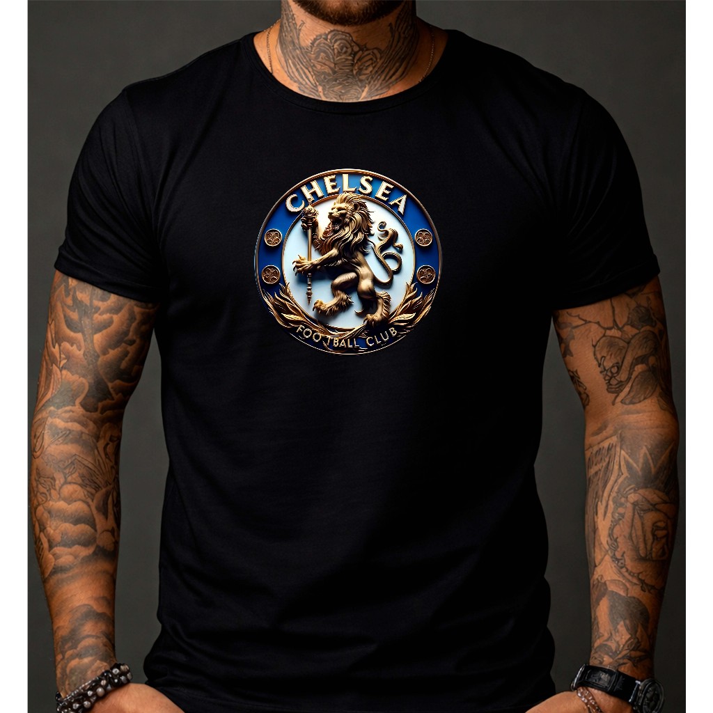 Camiseta Camisa Blusa Futebol Inglaterra Chelsea Lançamento Premium 100% Algodão Maculino e Feminino
