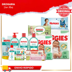 Kit Higiene Recém Nascido Huggies Completo 9 itens Para Bebê - Escolha O Seu