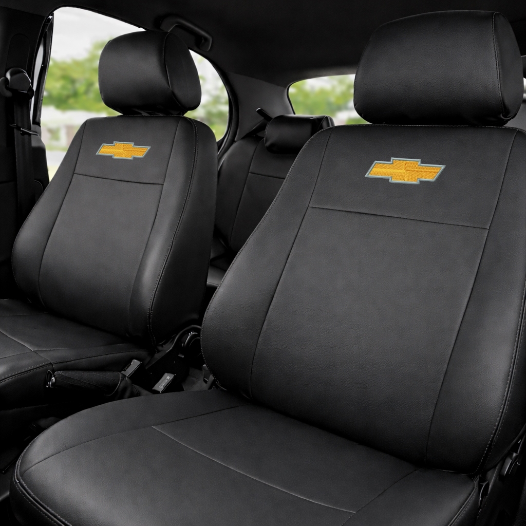 Capa Banco Automotivo Impermeável Carro Couro Chevrolet Celta Corsa Onix Agile Montana Astra Cobalt