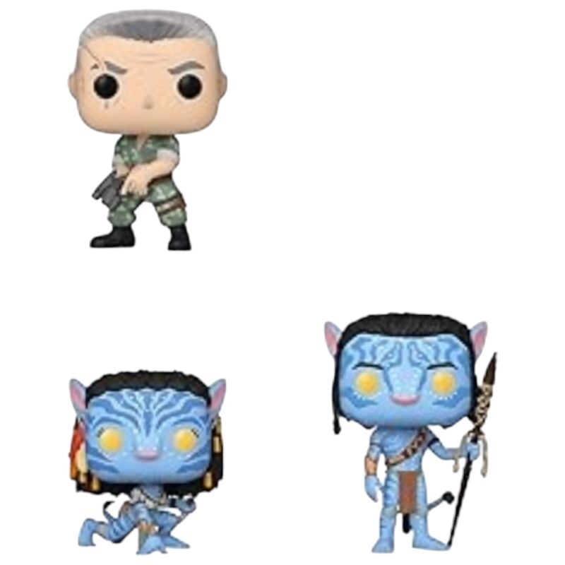 Boneco Avatar Colecionável Jake Sully Neytiri Coronel Miles