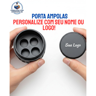 Porta Ampolas Personalizável Reforçado - Pote Organizador Ampolas 3ml - FABRICADO COM IMPRESSÃO 3D em Oferta na Shopee