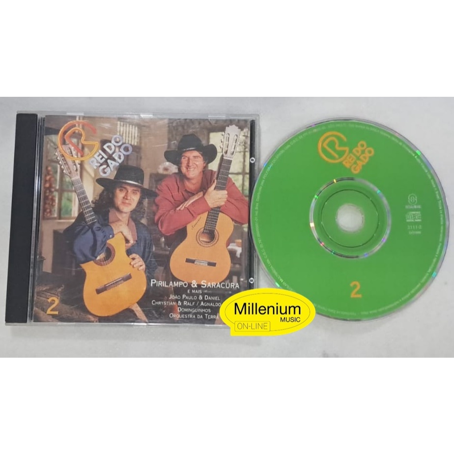 CD O Rei do Gado Volume 2 1996 Trilha sonora Da Novela Original Gravadora Colecionador Ótimo Estado