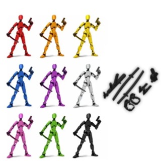 Boneco Dummy 13 Articulado Kit Montagem 3D Modelo Colecionável em Oferta na Shopee