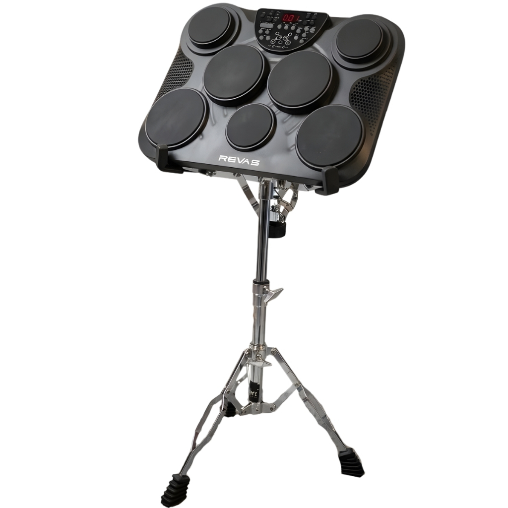 Kit Bateria Eletrônica Roland Revas PB350 7 Pads + Suporte