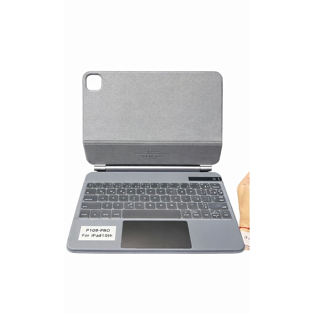 Capa com Teclado e Touchpad para iPad 10ª geração e ipad 11 modelo A16 Tel 10.9