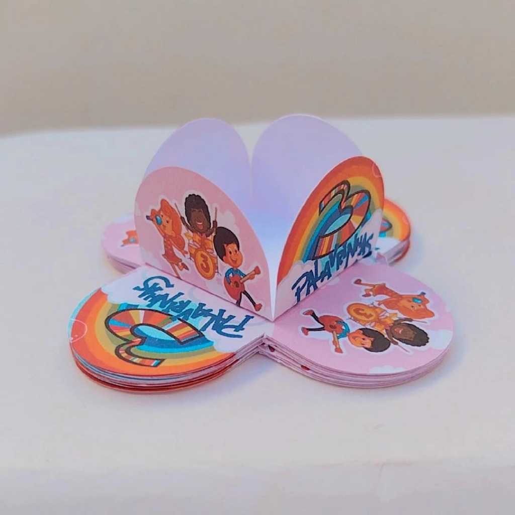100 Forminhas para Doces Personalizadas 4 Pétalas 3 PALAVRINHAS MENIN Festa Infantil Aniversário Lembrancinha Brigadeiro
