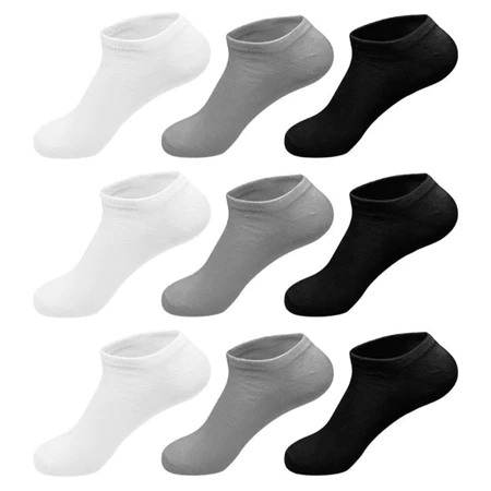 Kit Pares de Meias Soquete Cano Curto Adulto Unissex Premium