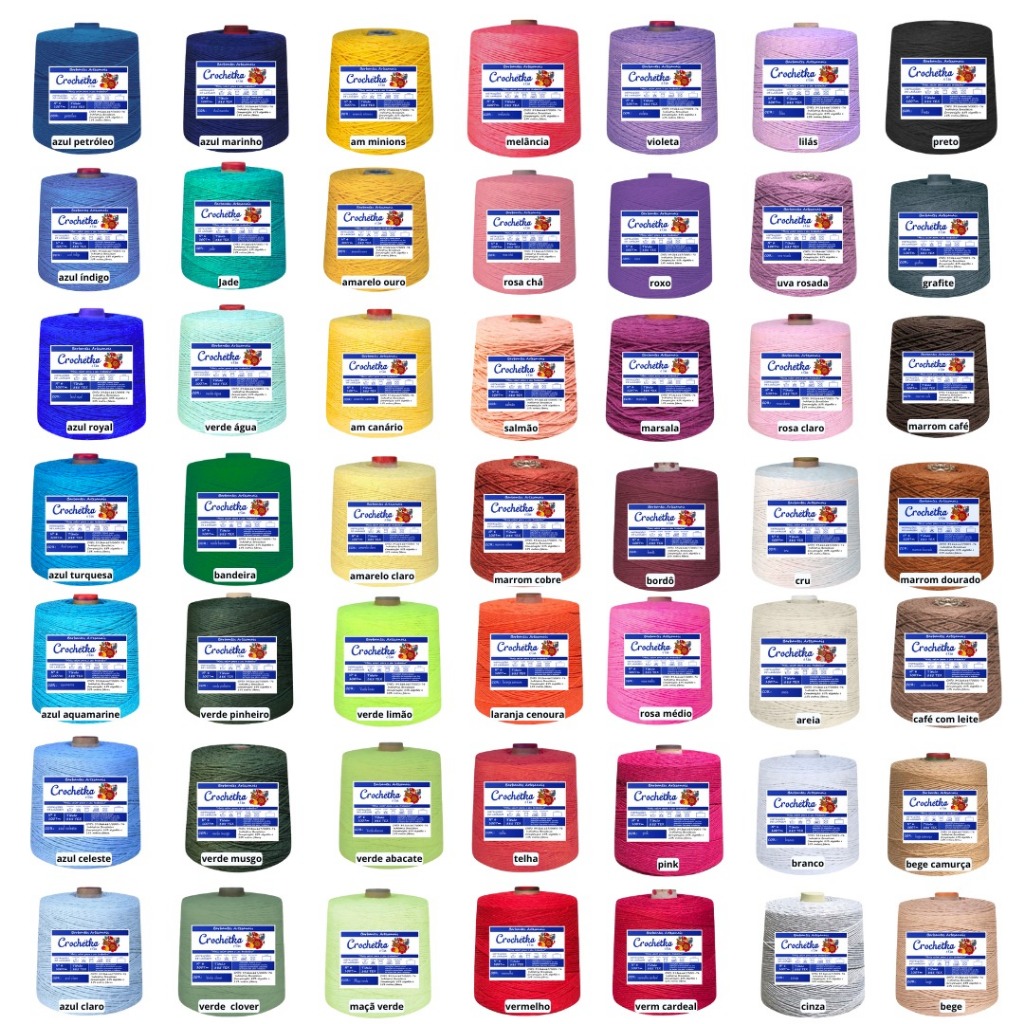 [OFERTA DE LANÇAMENTO] Barbante Crochétka Fio 6 - 1Kg  - Crochê Artesanato Macramê em Oferta na Shopee