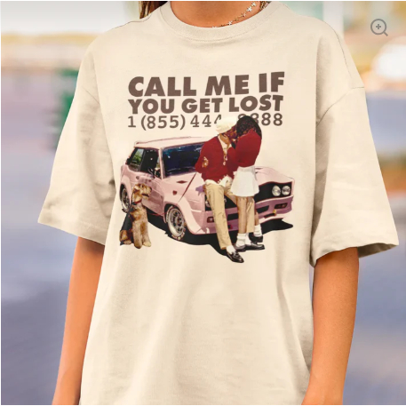 Camiseta T-shirt Unissex Algodão Tyler The Creator Call Me If You Get Lost Moda Lançamento