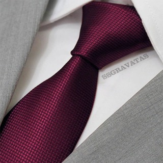 Gravata Marsala Slim Ref GR165 em Oferta na Shopee