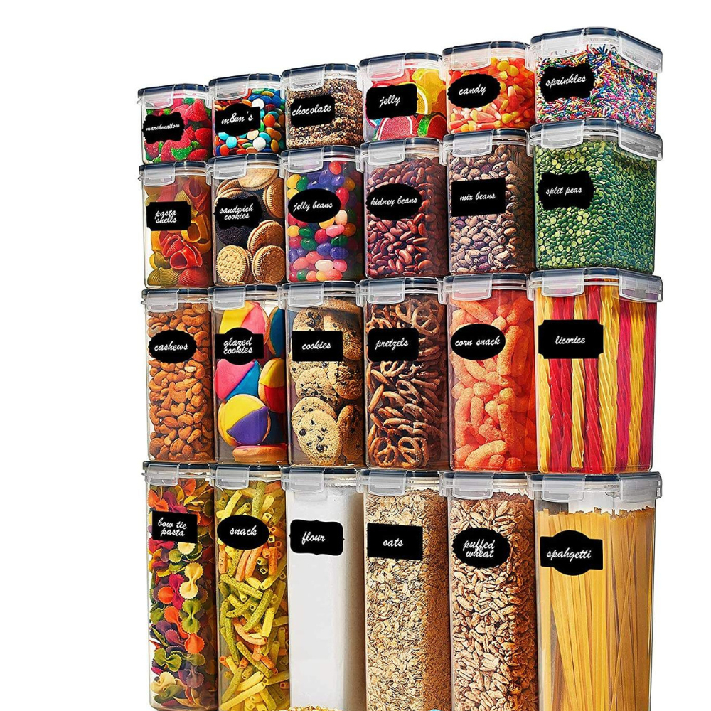 KIT 14 POTES HERMETICOS SUPER VEDAÇÃO