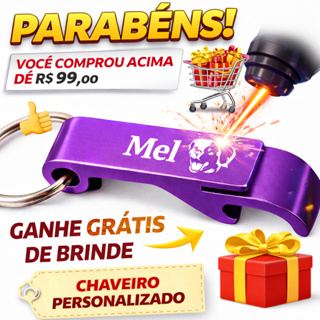 CHAVEIRO CORTESIA COMPRA ACIMA DE 99,00 em Oferta na Shopee