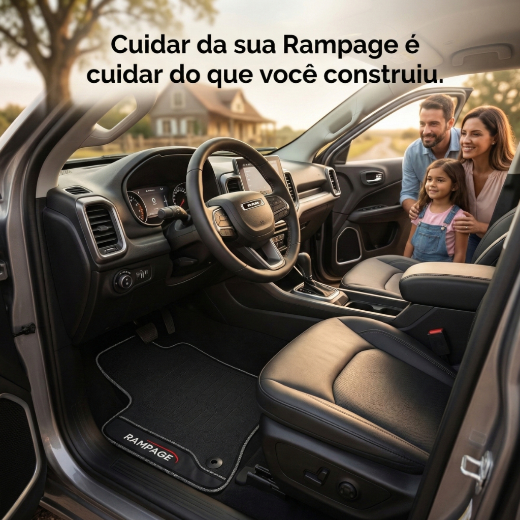Tapete Borracha Rampage Night Edition 2023 2024 25 26 Linha Premium Antiderrapante Personalizado — imagem 2 de 2