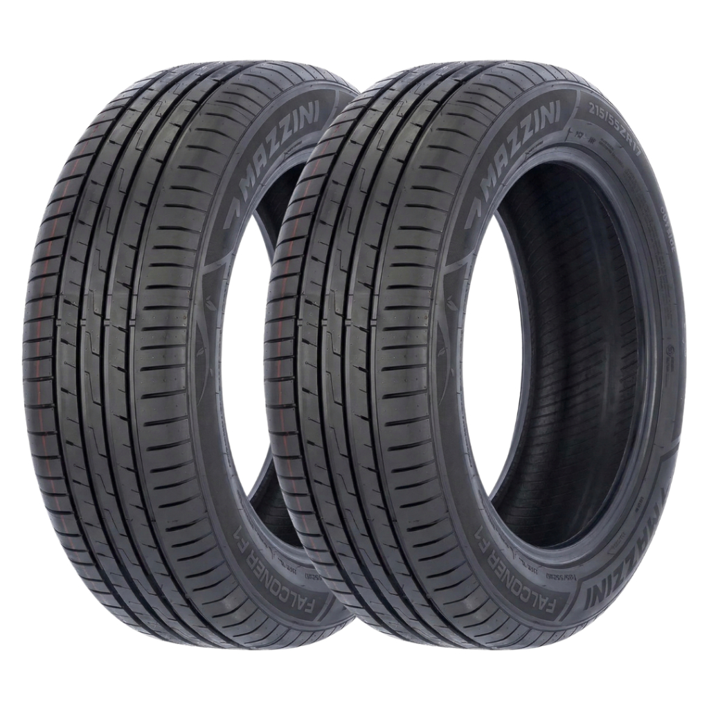 Kit 2 Pneus 195/55 R16 Mazzini Falconer F1 87V Novos Aro 16 em Oferta na Shopee
