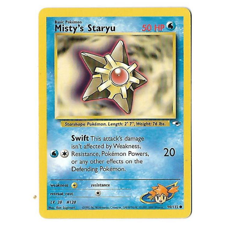 Pokemon Misty's Staryu Gym Heroes