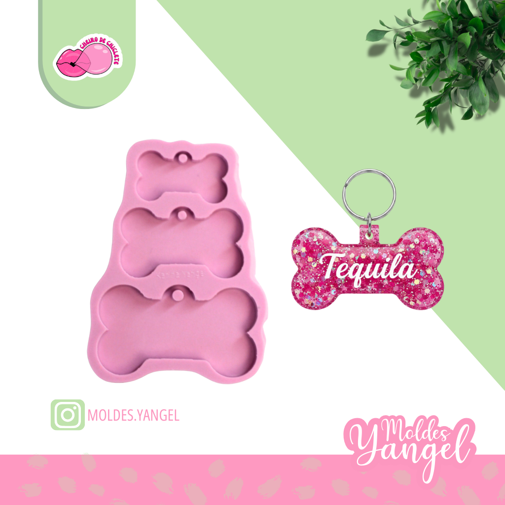 Molde Placa Pet Cães e Gatos Resina Epóxi em Oferta na Shopee