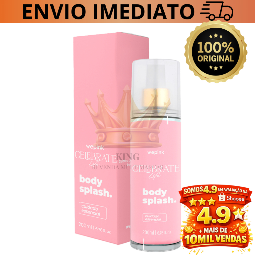 Body Splash Celebrate Life Desodorante Colônia 200ml