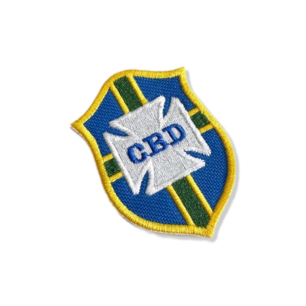 Tbr074 Cbd Seleção Brasileira Patch Bordado Termo Adesivo