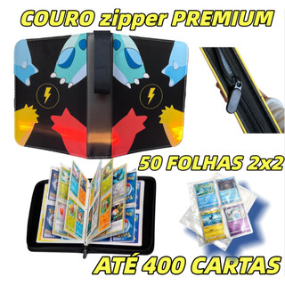 Álbum Pokémon Profissional Edição Especial  400 Cartas - Capa Dura Premium (Acomoda Sleeves)