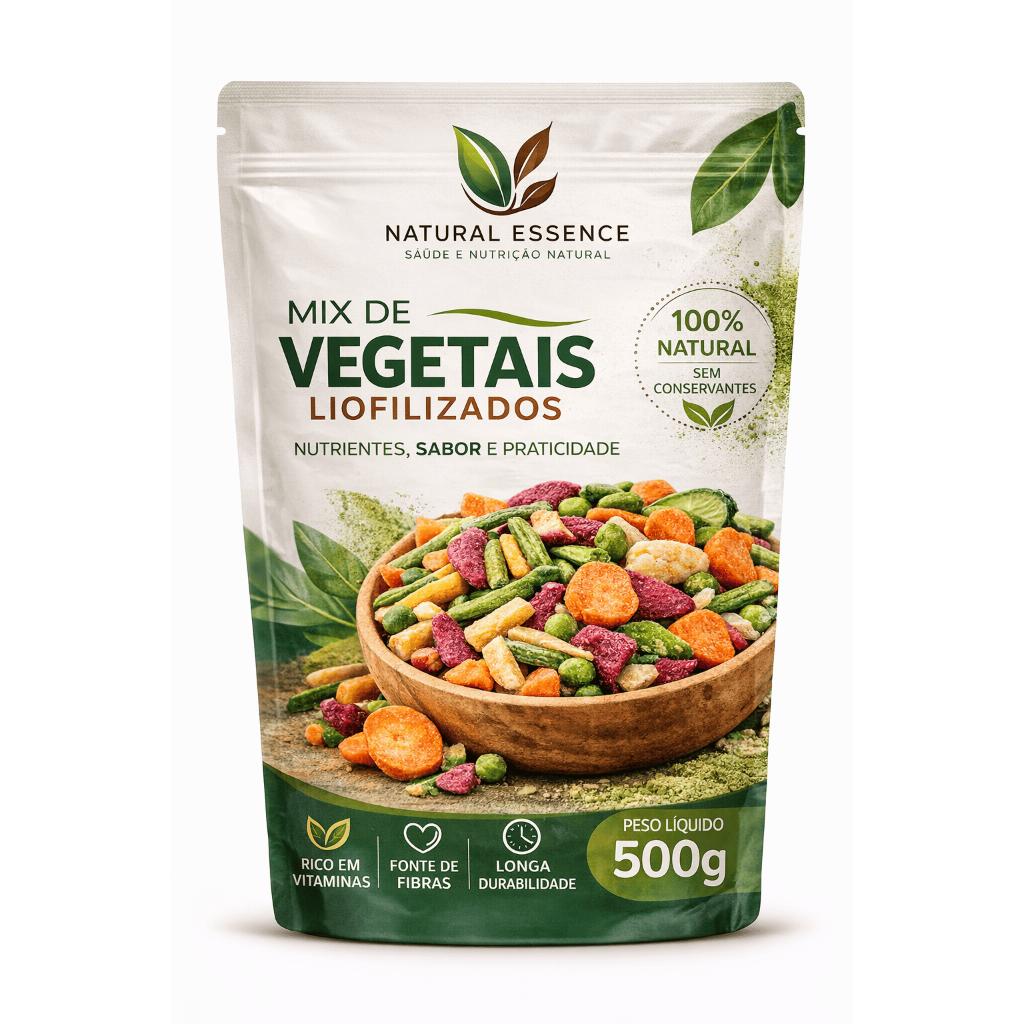 Mix De Vegetais Liofilizados 100% Natural