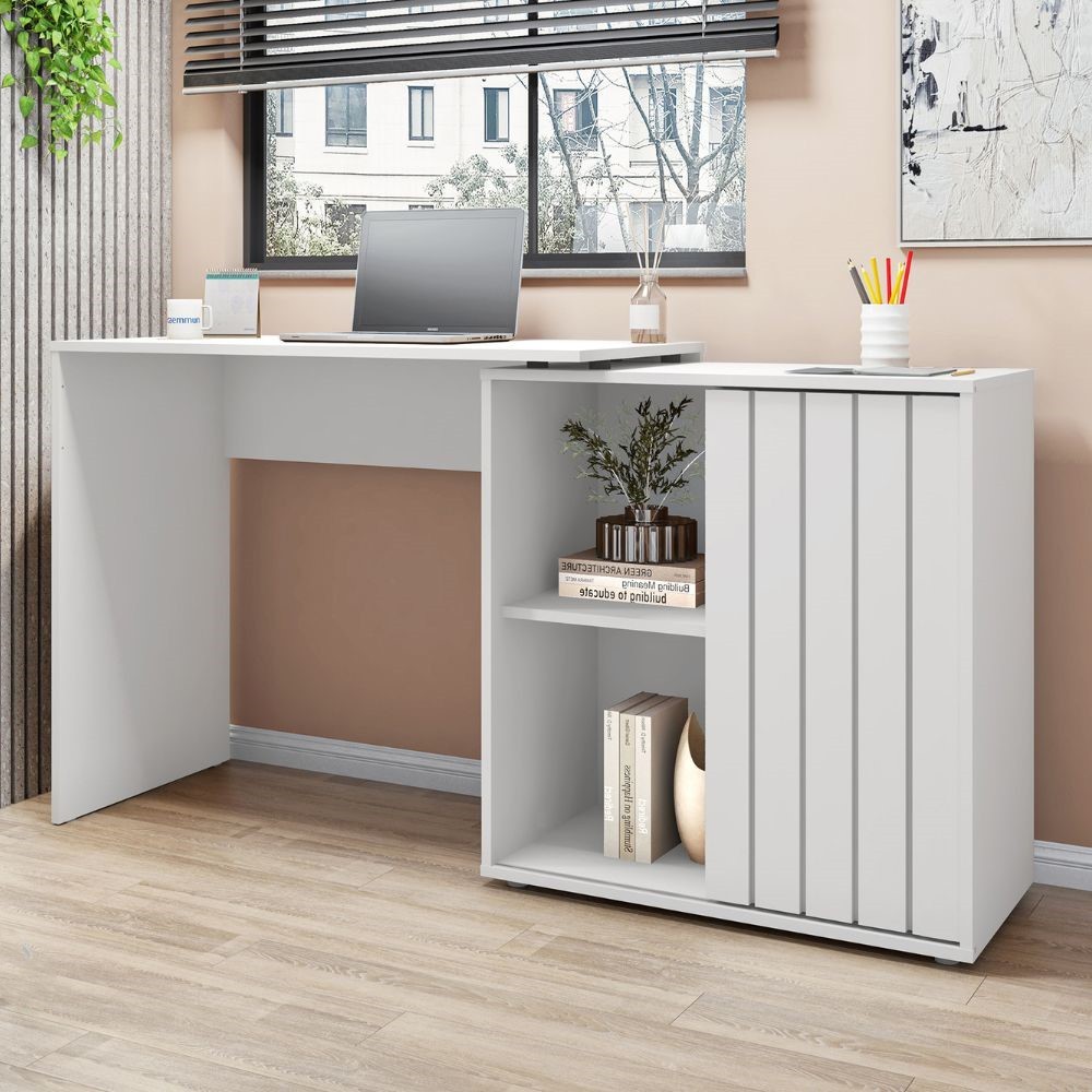 Escrivaninha de Estudos com Montagem Flex Bisck Caemmun 1,40cm