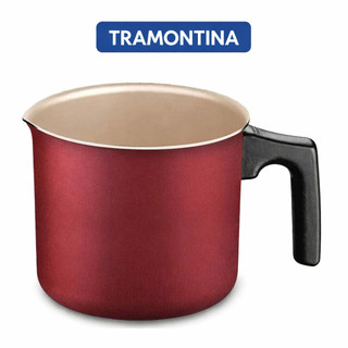 Fervedor Turim 12cm 1,1 Litros Alumínio Antiaderente Vermelho Tramontina