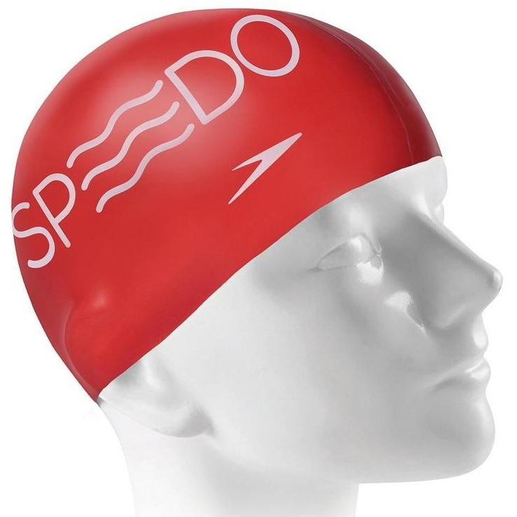 Touca de Natação Adulto Life Saver Cap Speedo - DARK RED