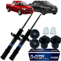 Par de Amortecedor Dianteiro Nakata com Batente Montana 1.4 8v 2010 a 2021 HG33056