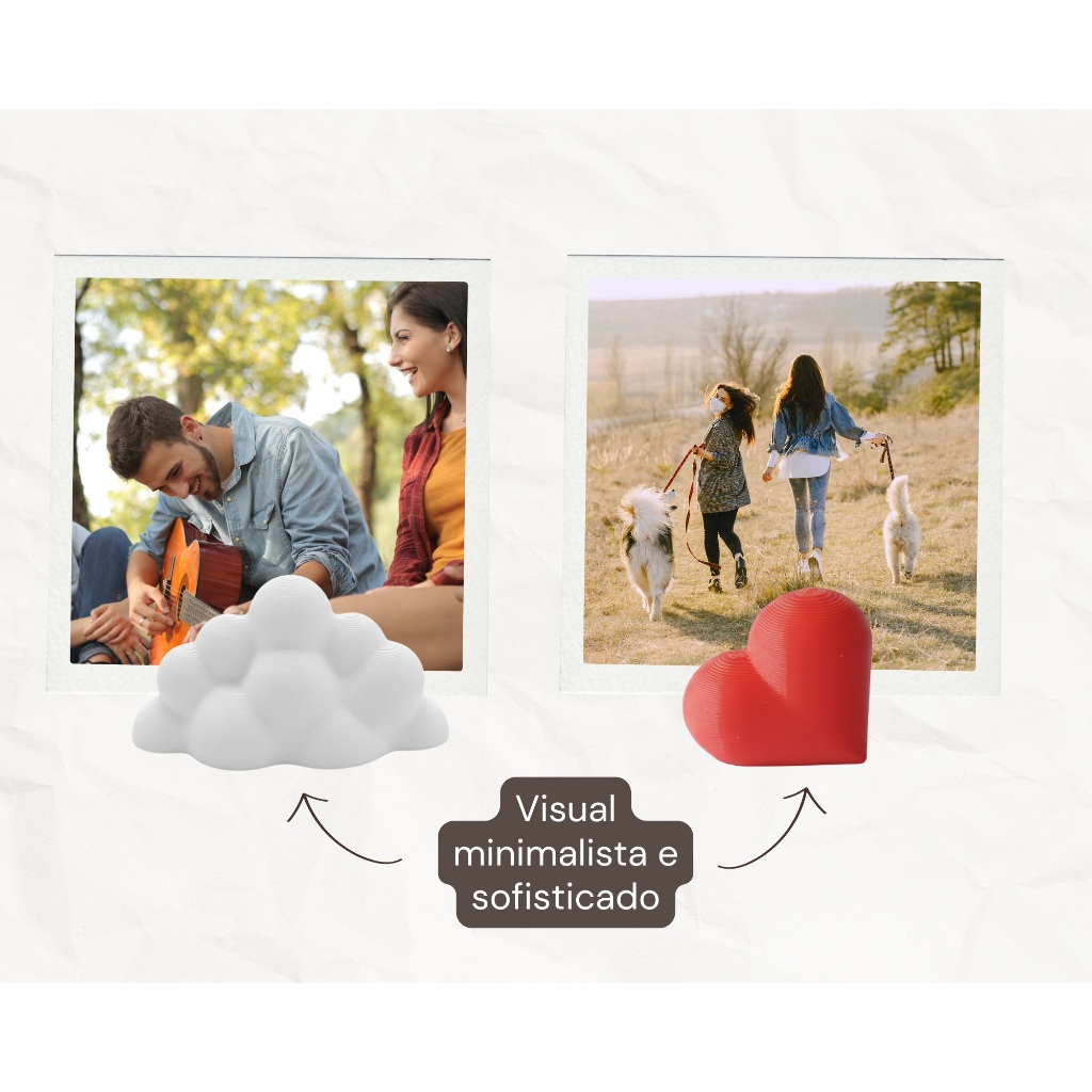 Kit 3, 5 ou 10 polaroid para fotografia -  suporte Instax mini - moderno e inclinado - Porta-retrato