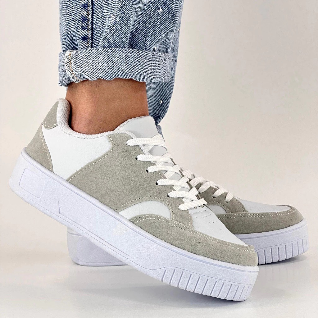 Tênis Feminino Casual Plataforma Confortável Moda Urbana 34 ao 39