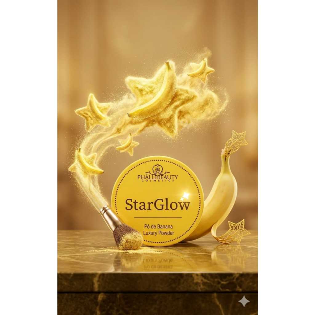 Pó Banana Luxury Powder StarGlow PhálleBeauty PH003
