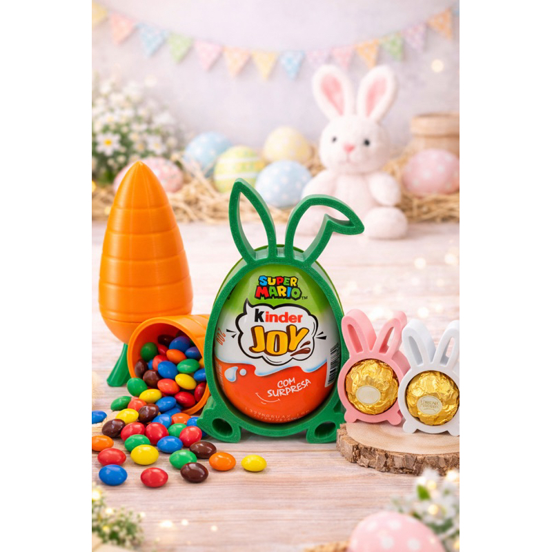 Suporte Kinder Ovo Personalizado | Porta Kinder Ovo | Lembrancinha de Páscoa | Presente Criativo