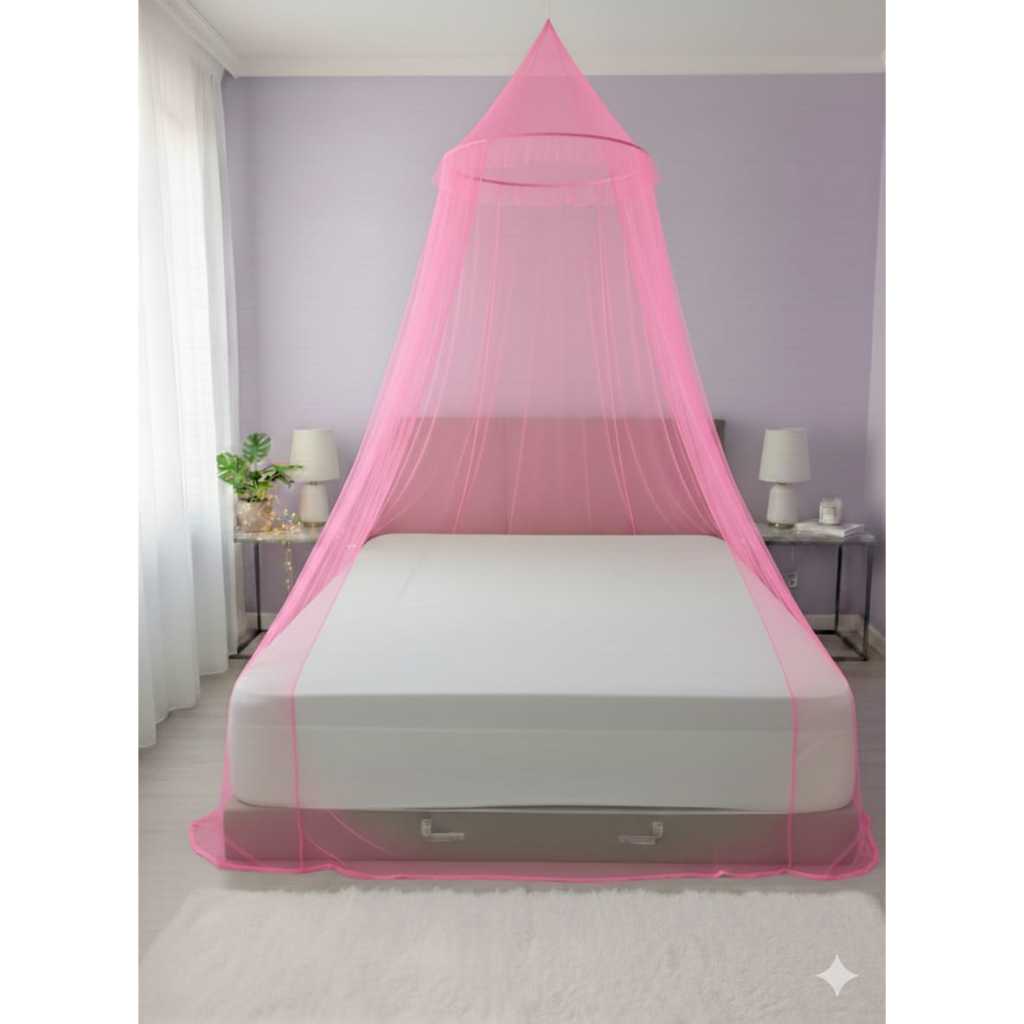 Mosquiteiro casal renda fechada com elastico  promoção