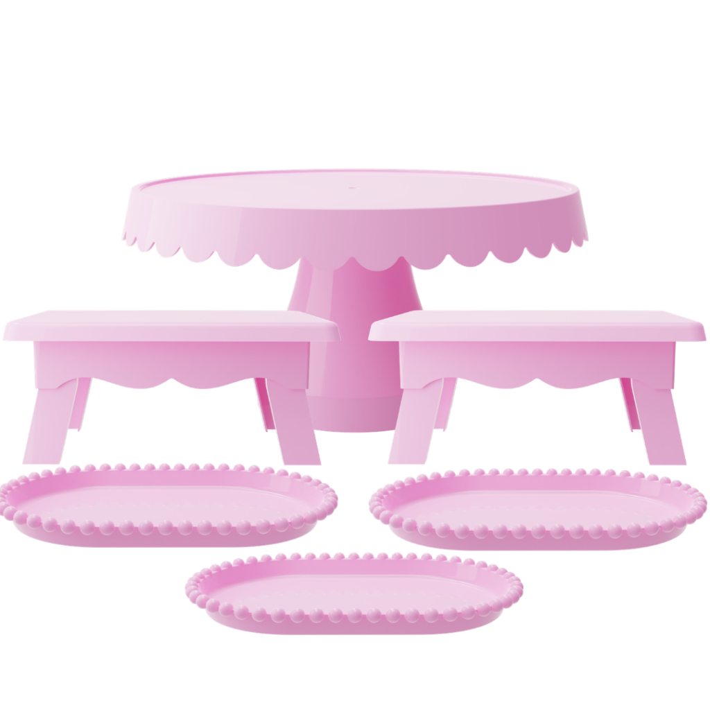 Kit Completo 6 Peças Festivo Aniversário Mesa Doce em Oferta na Shopee