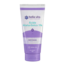 Ácido Hialurônico 1% Gel Creme 30g Bella Vita | Hidratante Facial Antiidade Preenchimento da Pele