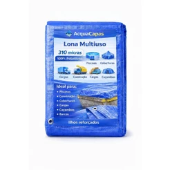 Lona Polietileno 4x3 Forte Leve E Grossa 300 Micras Multiuso Impermeável