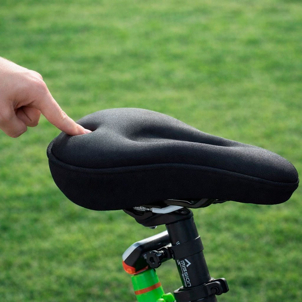 Capa Para Banco Selim Bike Gel Silicone Ajustável Almofada Forro P/ Bicicleta Ciclismo Confortável em Oferta na Shopee