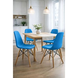 04 Capas de Malha Para Cadeira Eiffel Charles Eames Pêra p/ Cozinha Quarto Sala em Oferta na Shopee