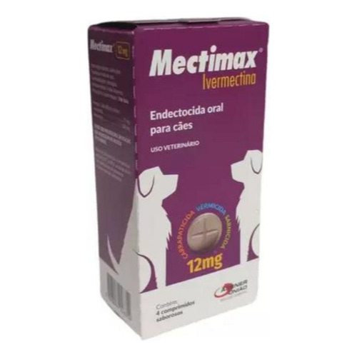 Mectimax 12mg com 4 cp
