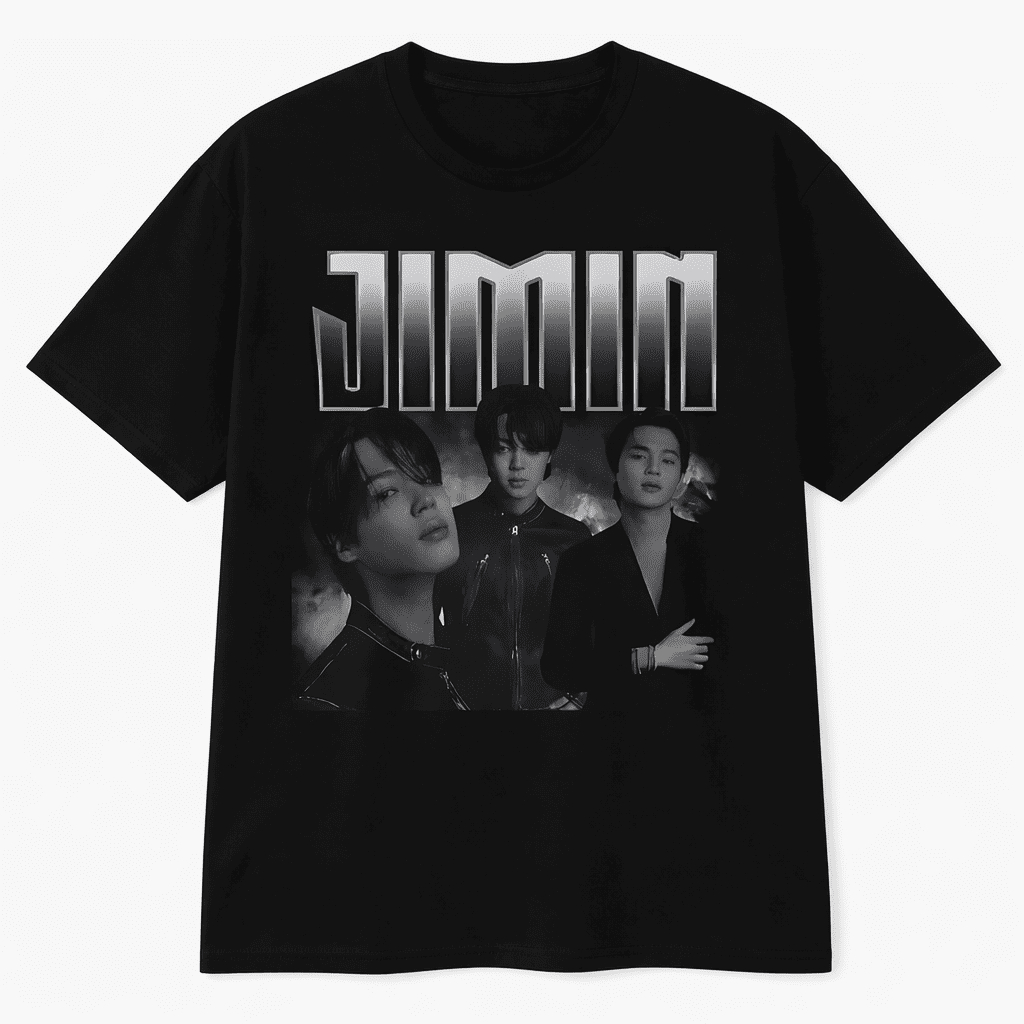 Camiseta camisa Jimin BTS Park Jimin Kpop Army Estética Kpop Estampa Linda