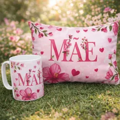 Kit Presente Para Dia Das Mães Almofada + Caneca Lembrancinha Dia Das Mães